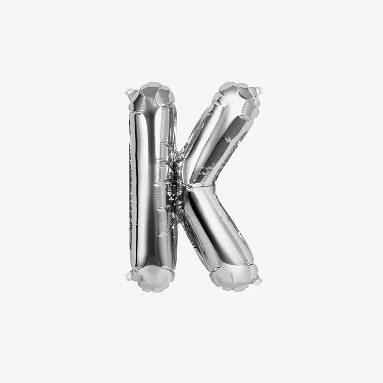 Globo Foil Letras 41 cm Plata - Image 13
