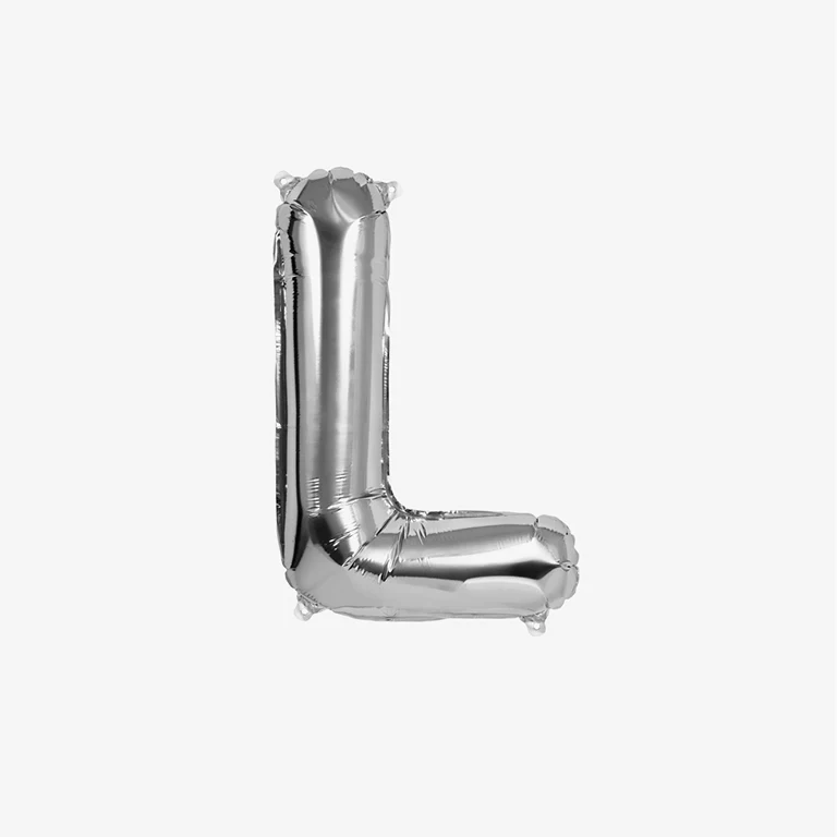 Globo Foil Letras 41 cm Plata - Image 14