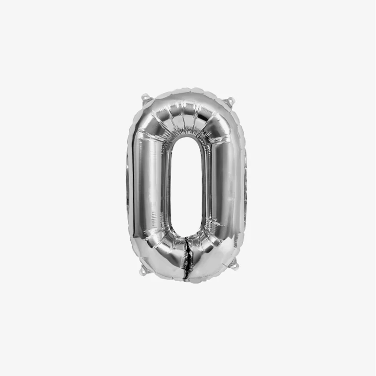 Globo Foil Letras 41 cm Plata - Image 18