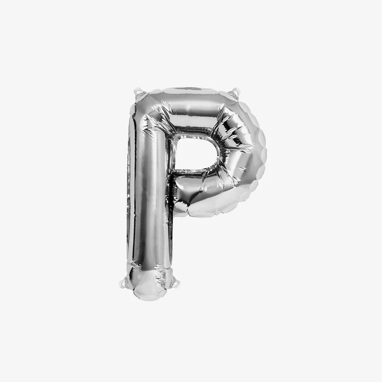 Globo Foil Letras 41 cm Plata - Image 19