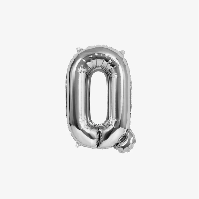Globo Foil Letras 41 cm Plata - Image 20