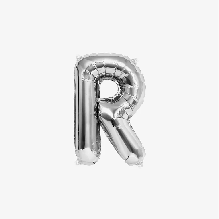 Globo Foil Letras 41 cm Plata - Image 21
