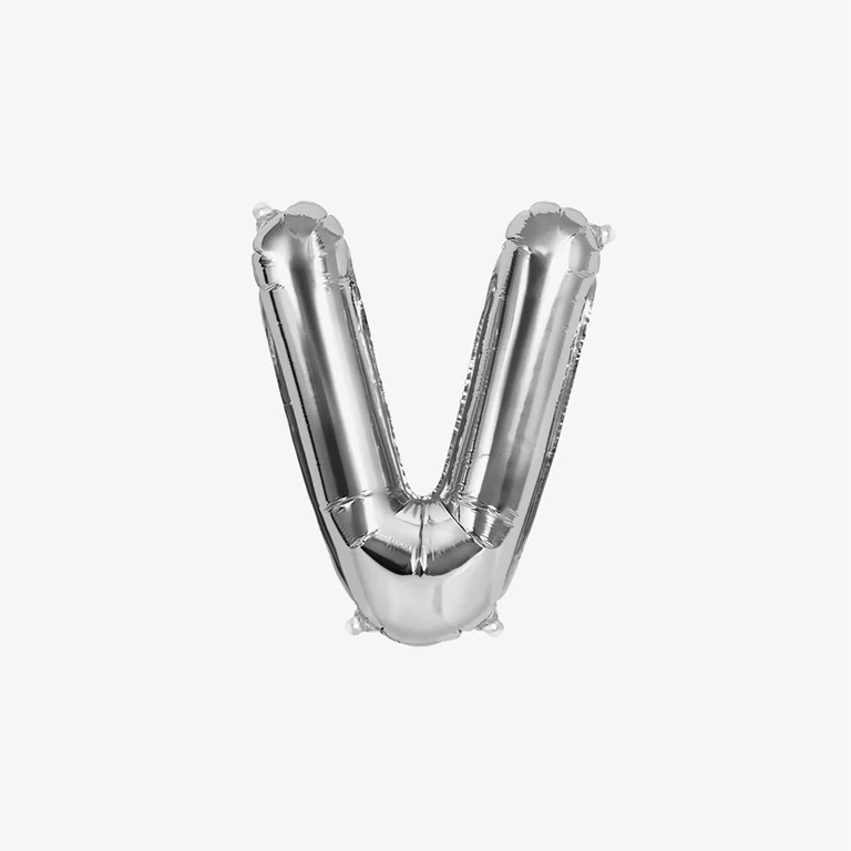 Globo Foil Letras 41 cm Plata - Image 25