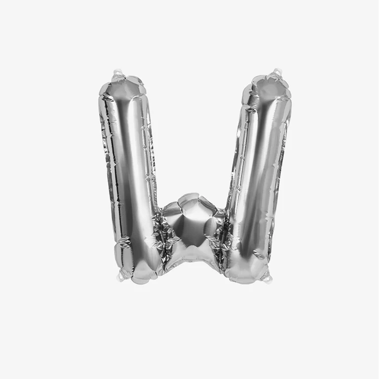 Globo Foil Letras 41 cm Plata - Image 26