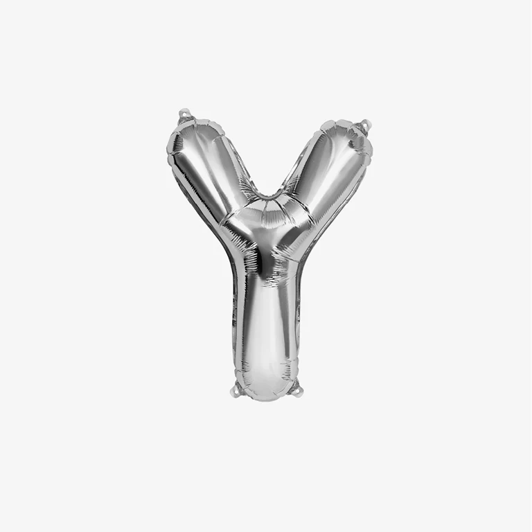 Globo Foil Letras 41 cm Plata - Image 28