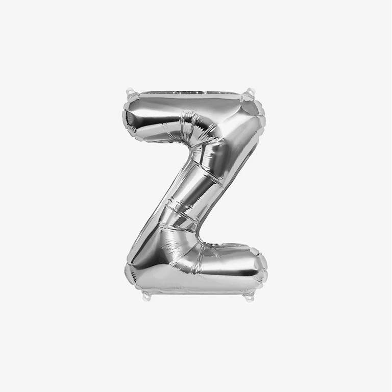 Globo Foil Letras 41 cm Plata - Image 29