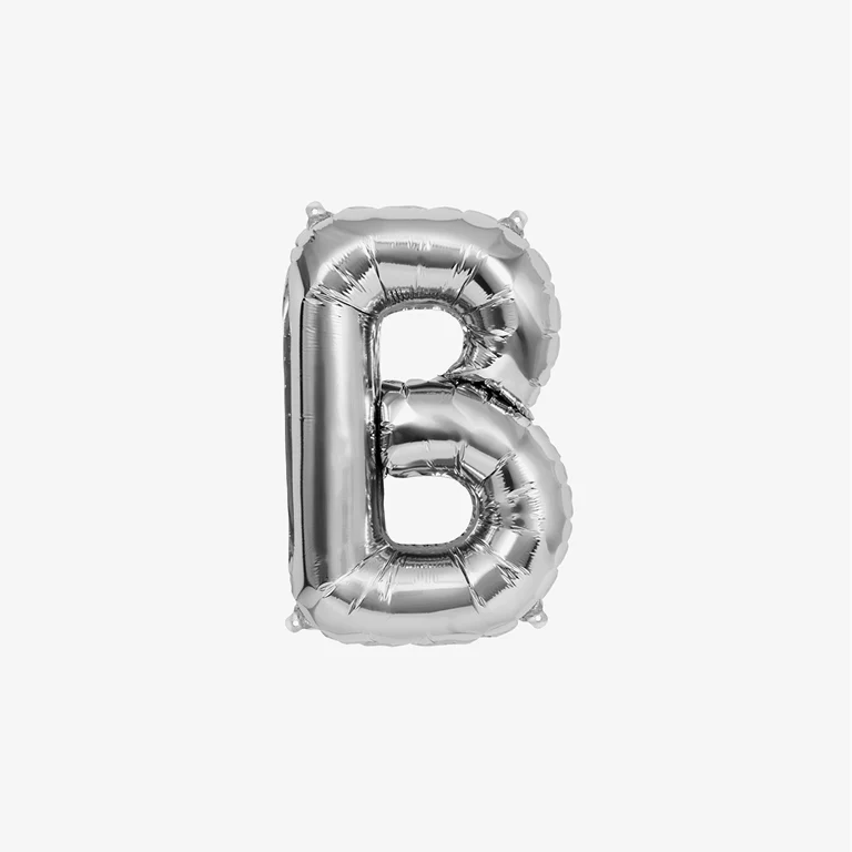 Globo Foil Letras 41 cm Plata - Image 4