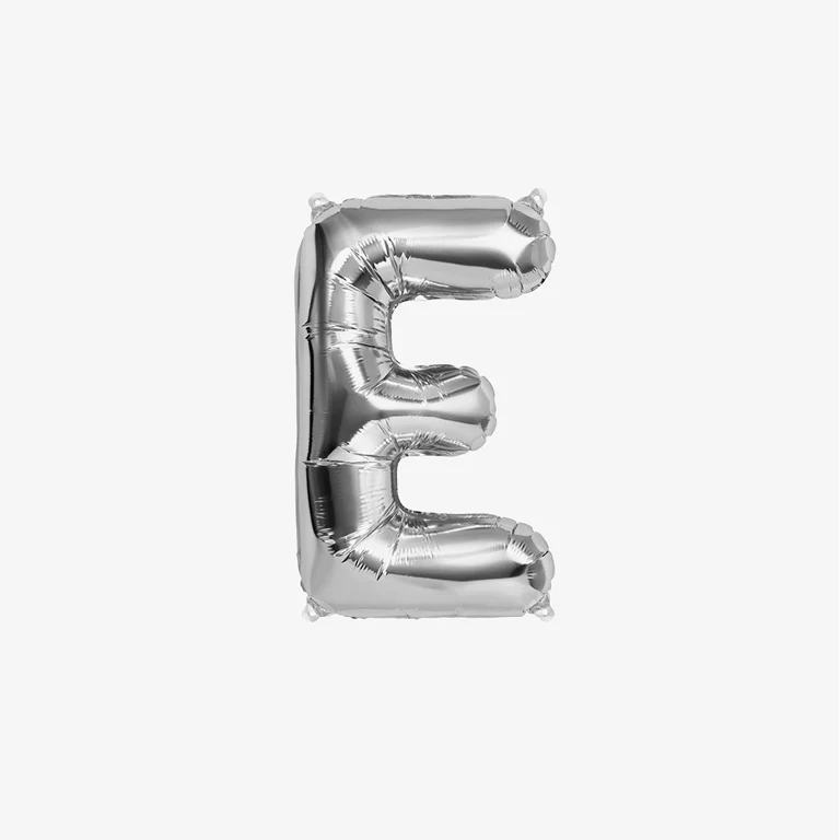 Globo Foil Letras 41 cm Plata - Image 7