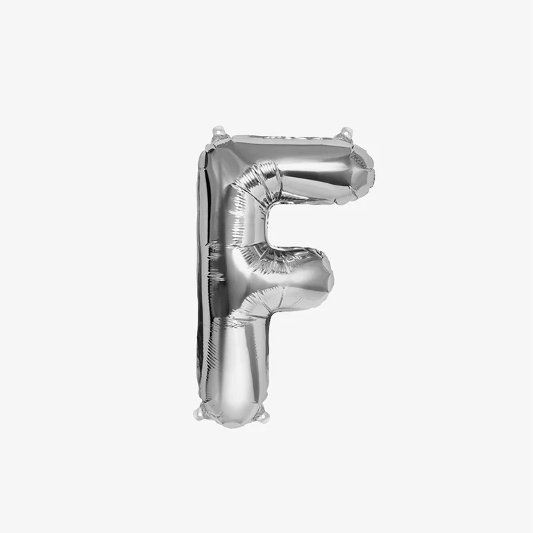 Globo Foil Letras 41 cm Plata - Image 8