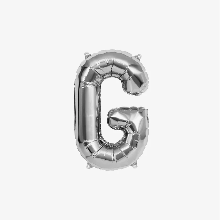 Globo Foil Letras 41 cm Plata - Image 9