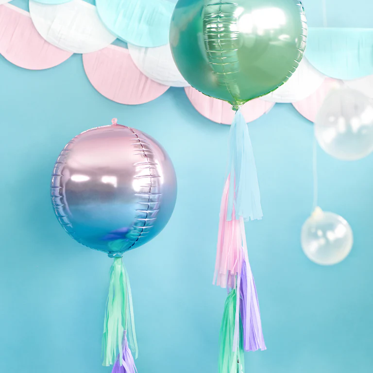 Globo Orbit Foil Azul y Verde - Image 3