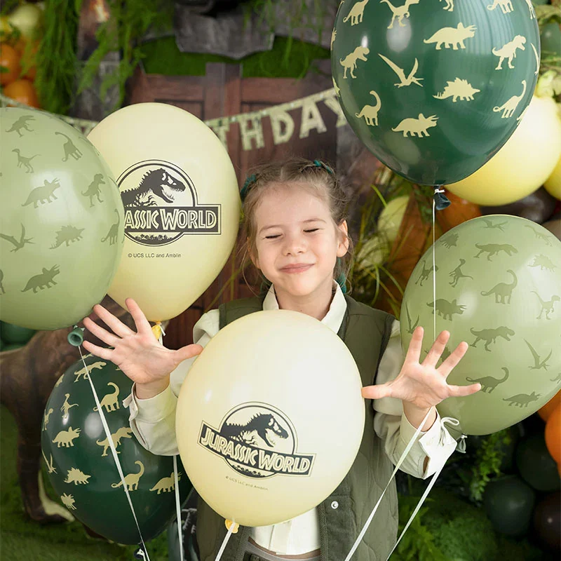 Set Globos Látex 30 cm Jurassic World - Image 3