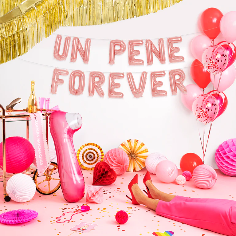Guirnalda Globo Despedida de Soltera Foil 'Un Pene Forever' - Image 3