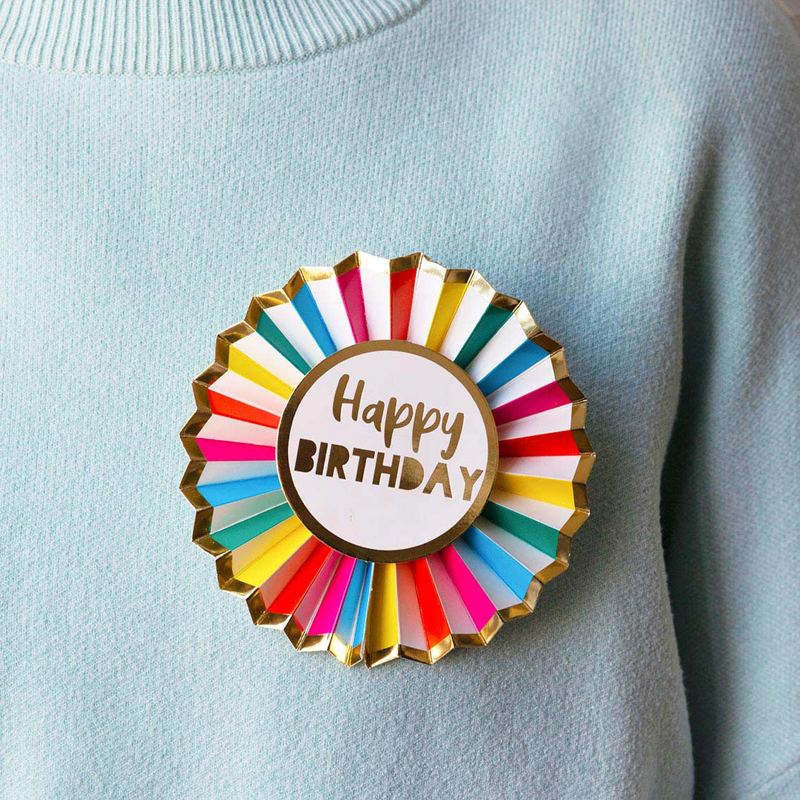 Pin Arcoíris "Happy Birthday" - Image 2