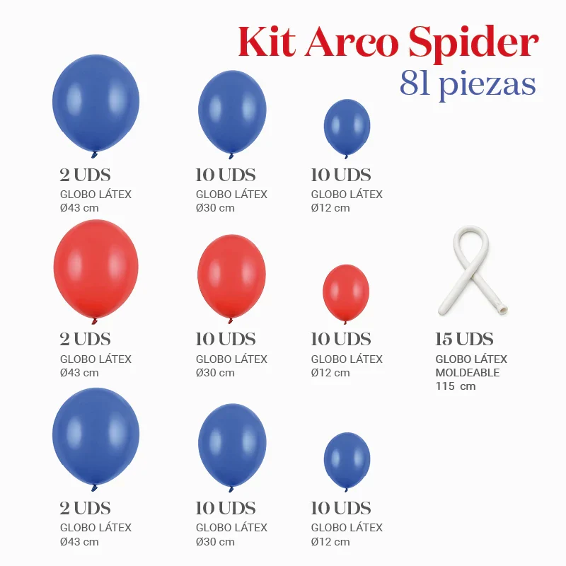 Kit Arco Globos Spider - Image 2