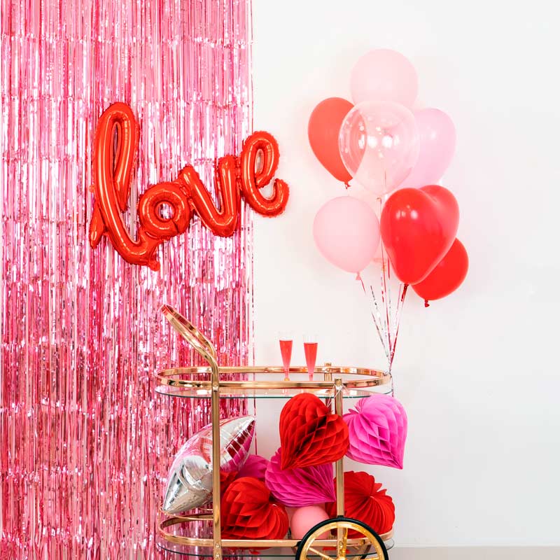 Kit Deco Photocall San Valentín Guirnalda Rosa - Image 4