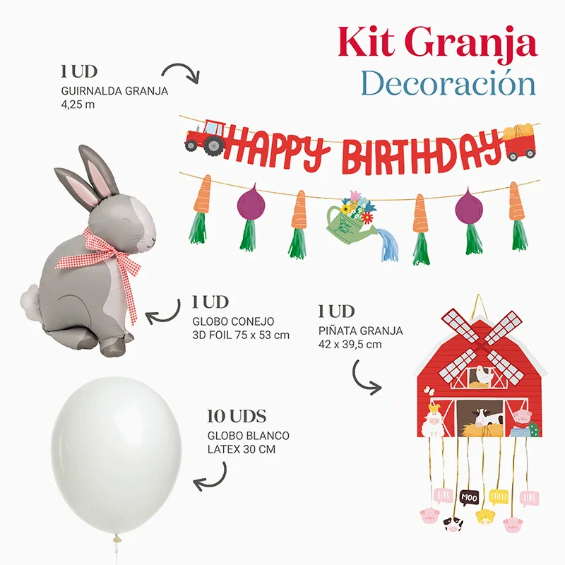 Kit Decoración Ambiente Granja - Image 3