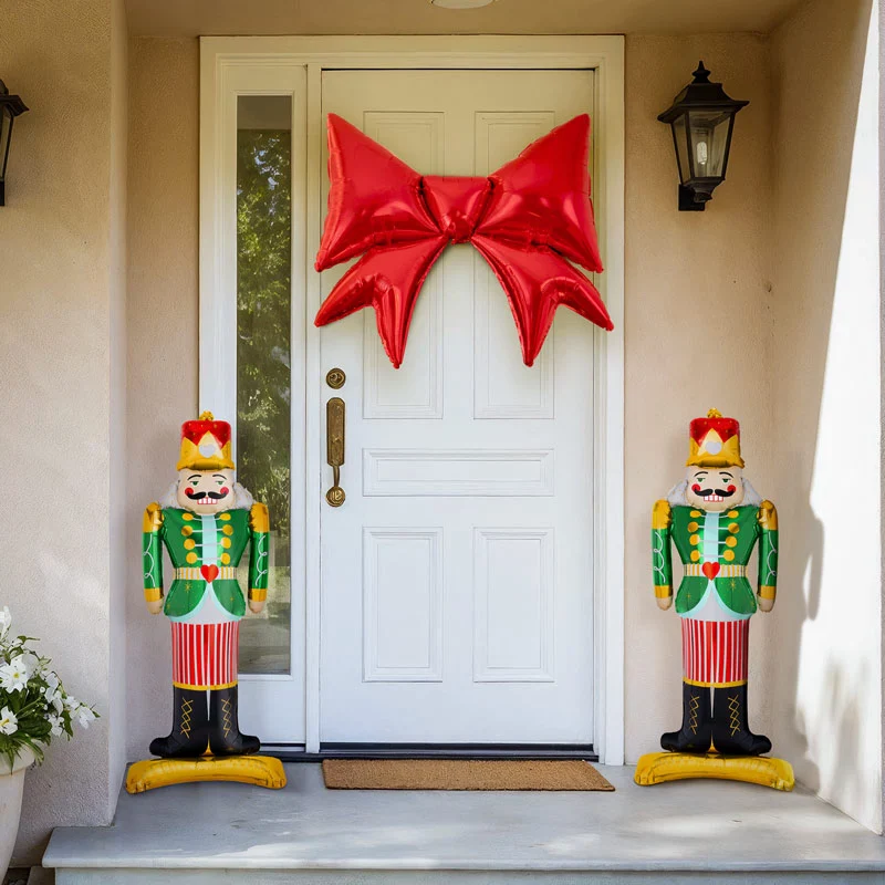Kit Decoración Puerta Cascanueces Navidad 3 Piezas