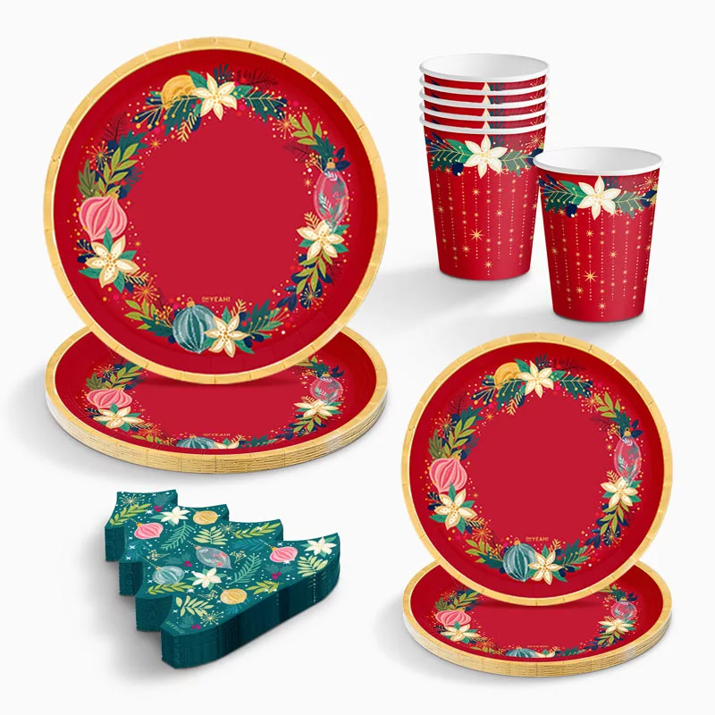 Kit Mesa Basic Navidad 6 Personas Ornaments 38 piezas - Image 4