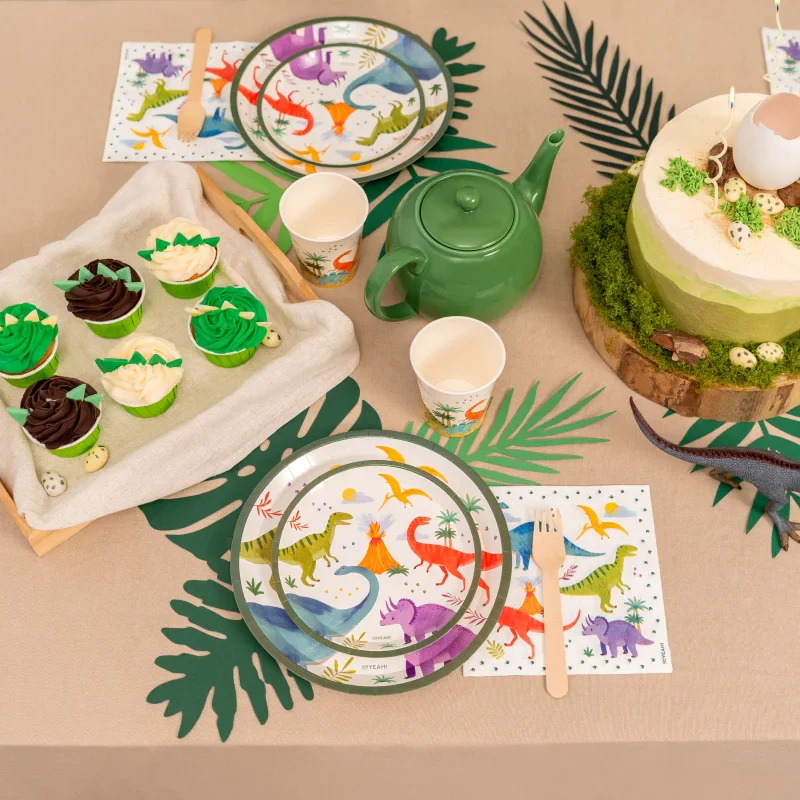 Kit Mesa Premium 12 Personas Baby Dinos 116 piezas - Image 2