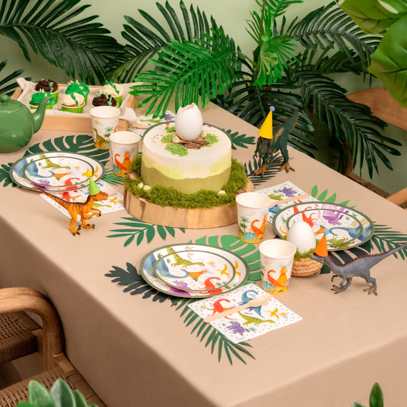 Kit Mesa Premium 12 Personas Baby Dinos 116 piezas - Image 4