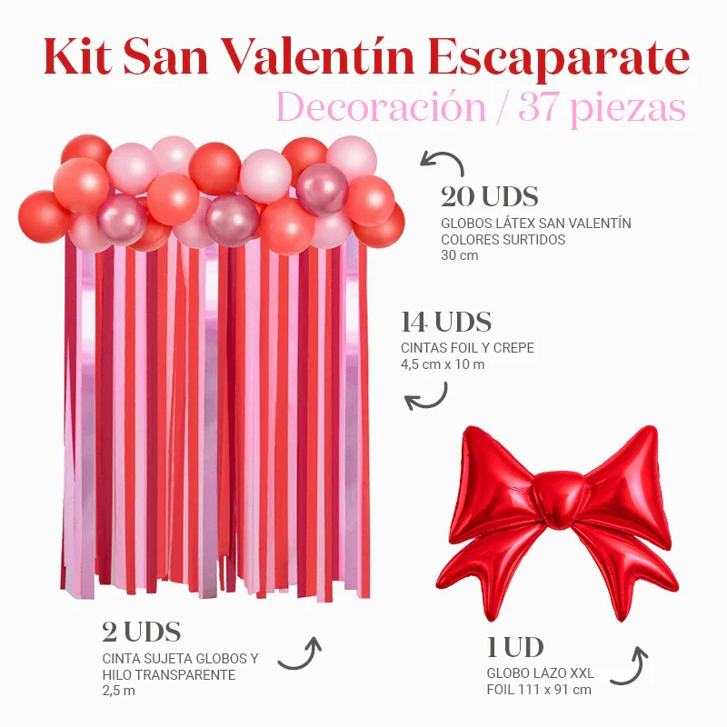 Kit San Valentín Escaparate 37 piezas - Image 3