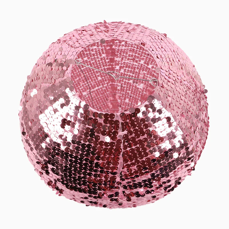 Lámpara Esfera Lentejuelas Rosa Ø 40 cm - Image 2