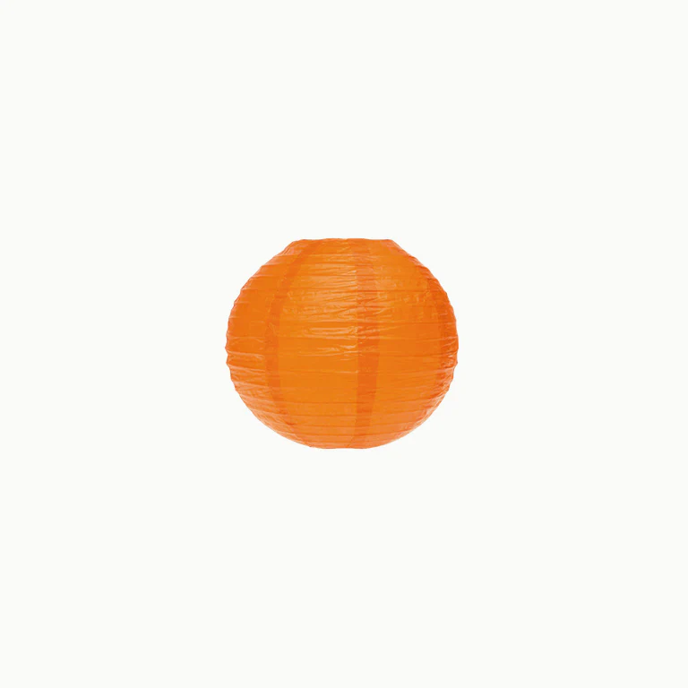 Lámpara Esfera Papel Supermini Ø 20 cm Naranja