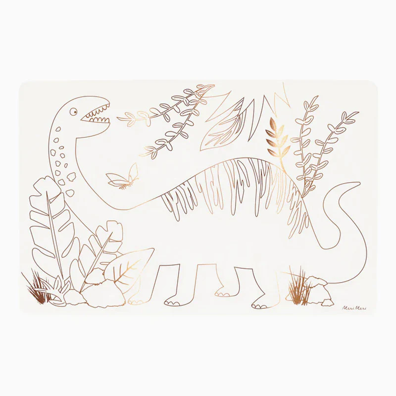 Mantel Papel Individual Dinosaurios Para Colorear - Image 5