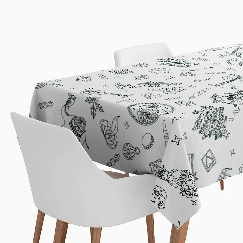 Mantel Papel Plegado Impermeable 1.20 x 1.80 m Reyes Magos para Colorear