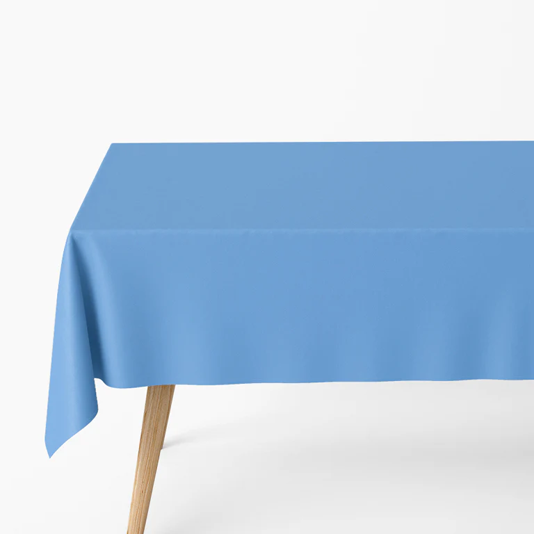 Mantel Papel Plegado Impermeable 1.20 x 1.80 m Azul Pastel