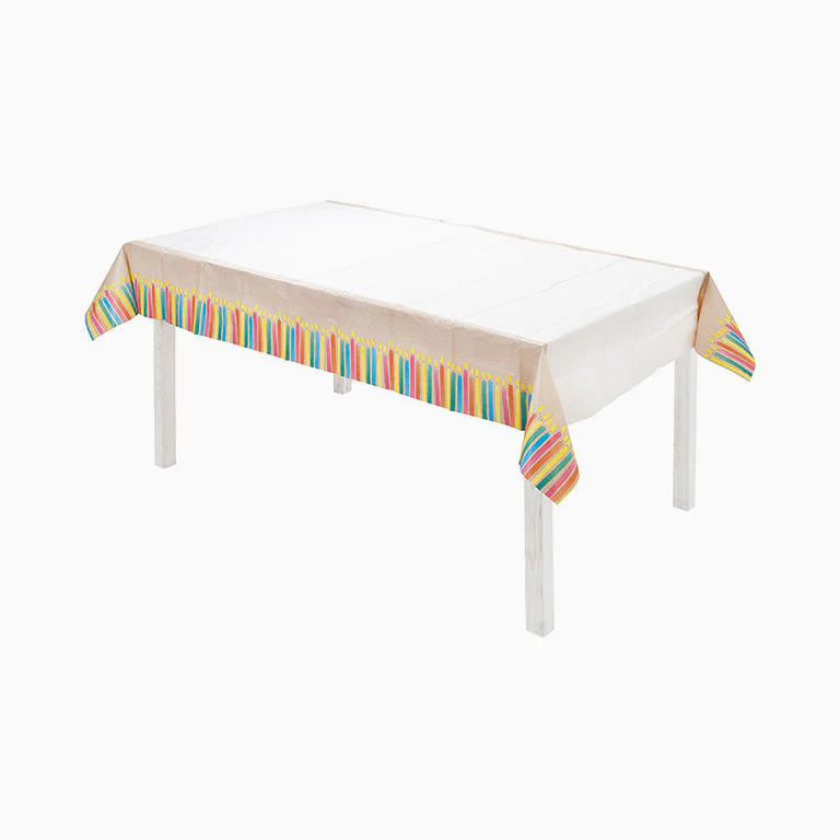 Mantel Papel Plegado Velas