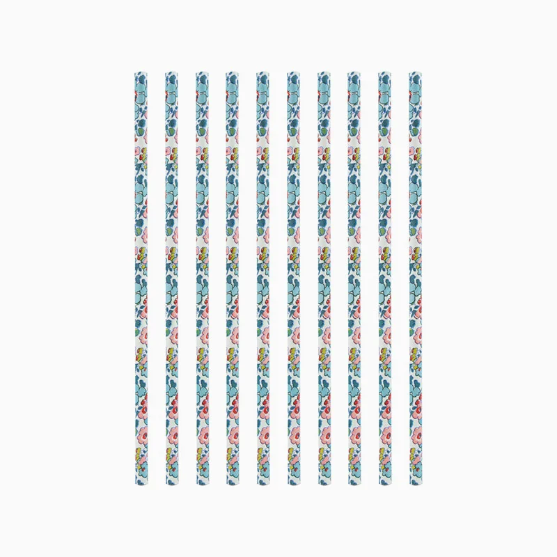 Pajitas Cartón 19.7 cm Liberty Azul