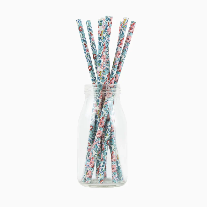 Pajitas Cartón 19.7 cm Liberty Azul - Image 2