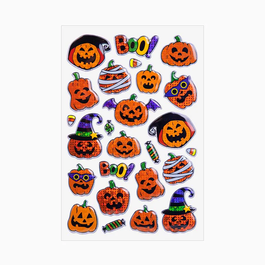 Pegatinas con Relieve Calabazas Halloween - Image 2