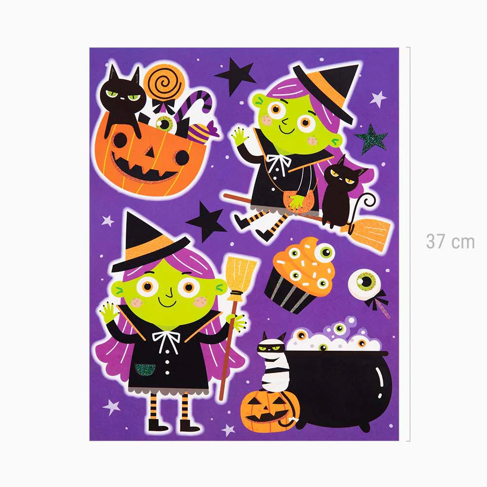 Pegatina Ventana Brujas Halloween - Image 2