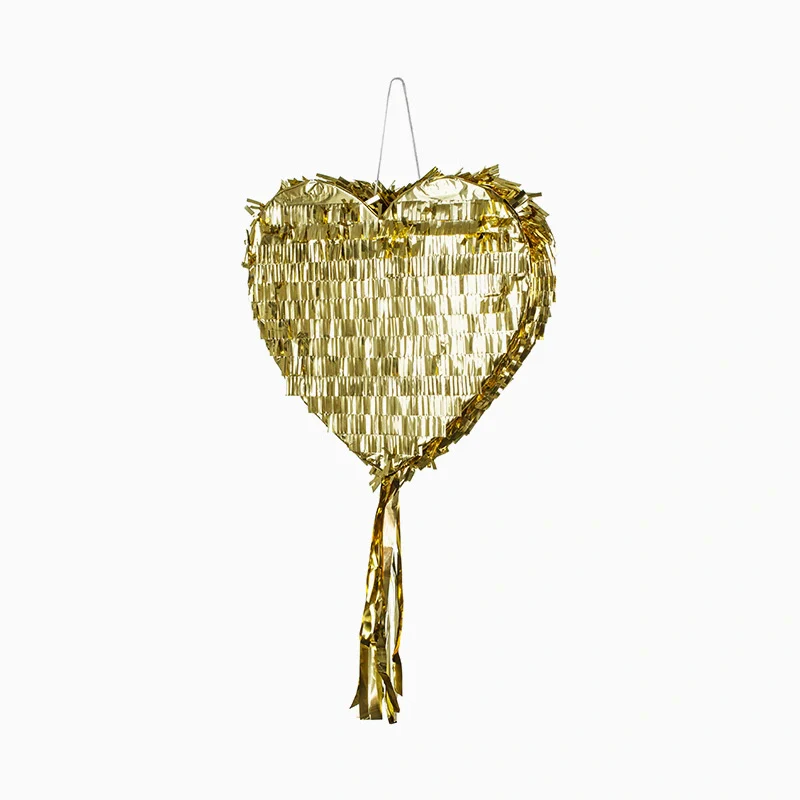 Piñata 3D Corazón Oro - Image 2