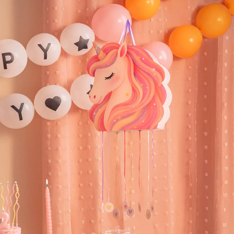 Piñata Unicornio Baby Rosa - Image 2