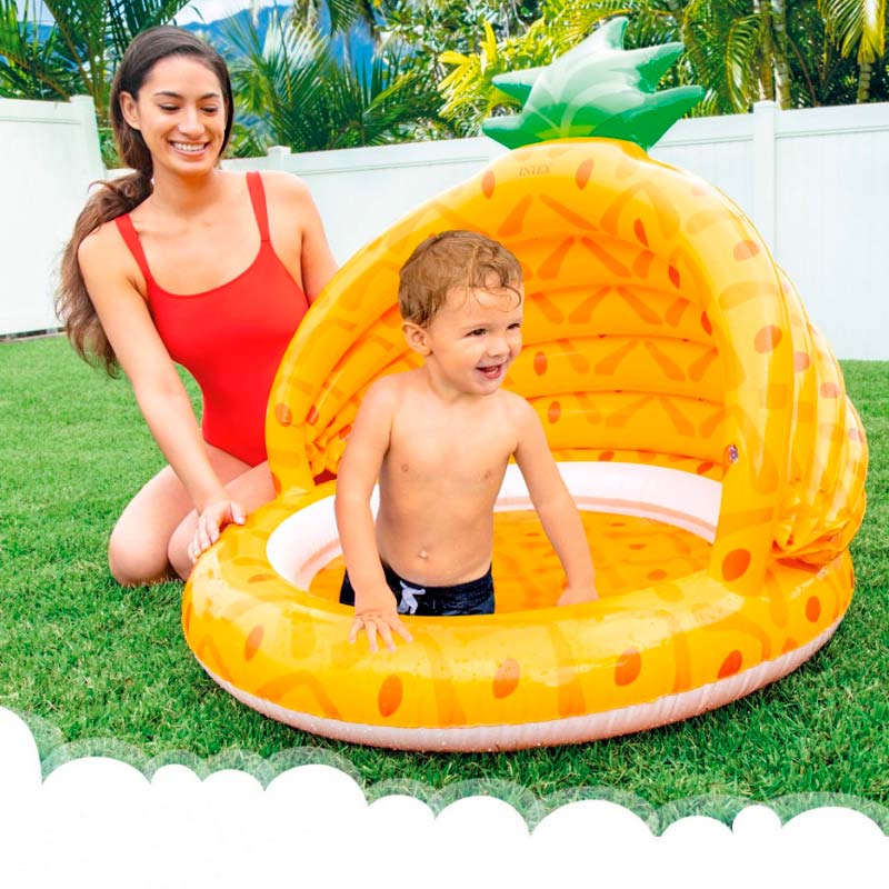 Piscina Hinchable con Parasol en Forma de Piña - Image 2