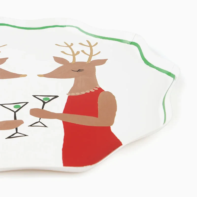 Plato Navidad Reno - Image 2