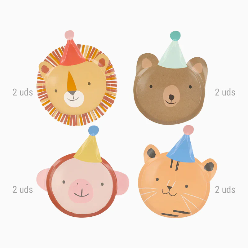 Platos Cartón Animales - Image 3