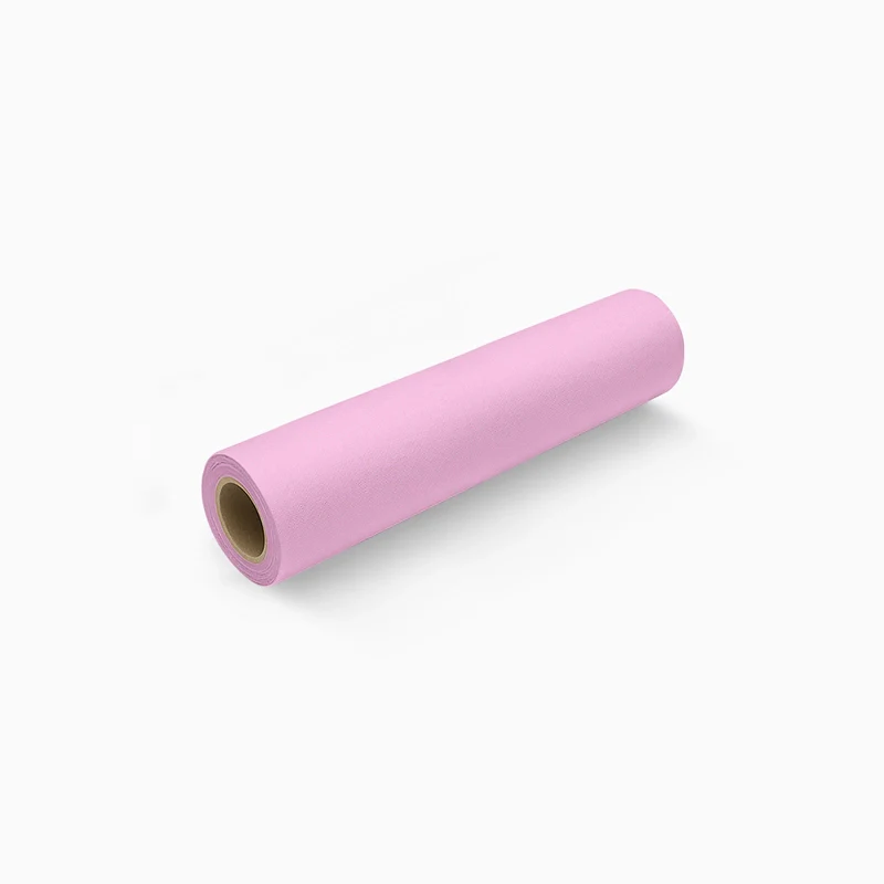 Rollo Camino de Mesa TNT de 12m con Precorte a 0.30 cm Rosa Pastel