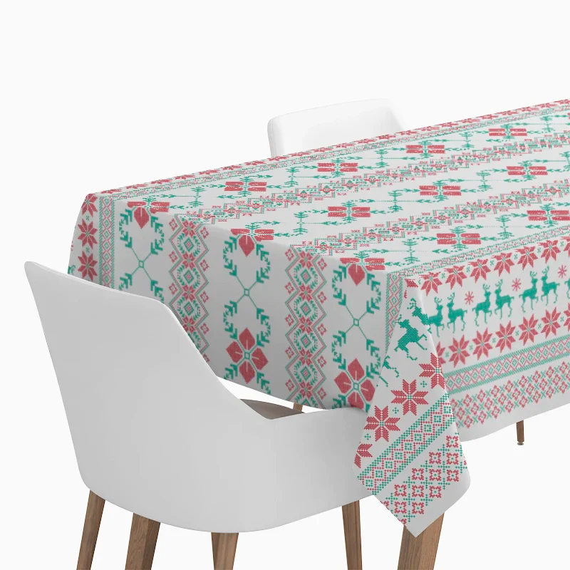 Rollo Mantel Papel Navidad 1.20 x 5 m Nordic Blanco