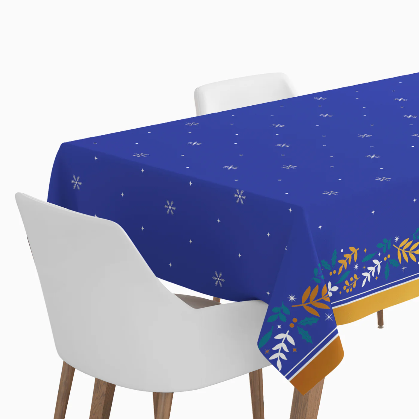 Rollo Mantel Papel Navidad 1.20 x 5 m Azul Noche