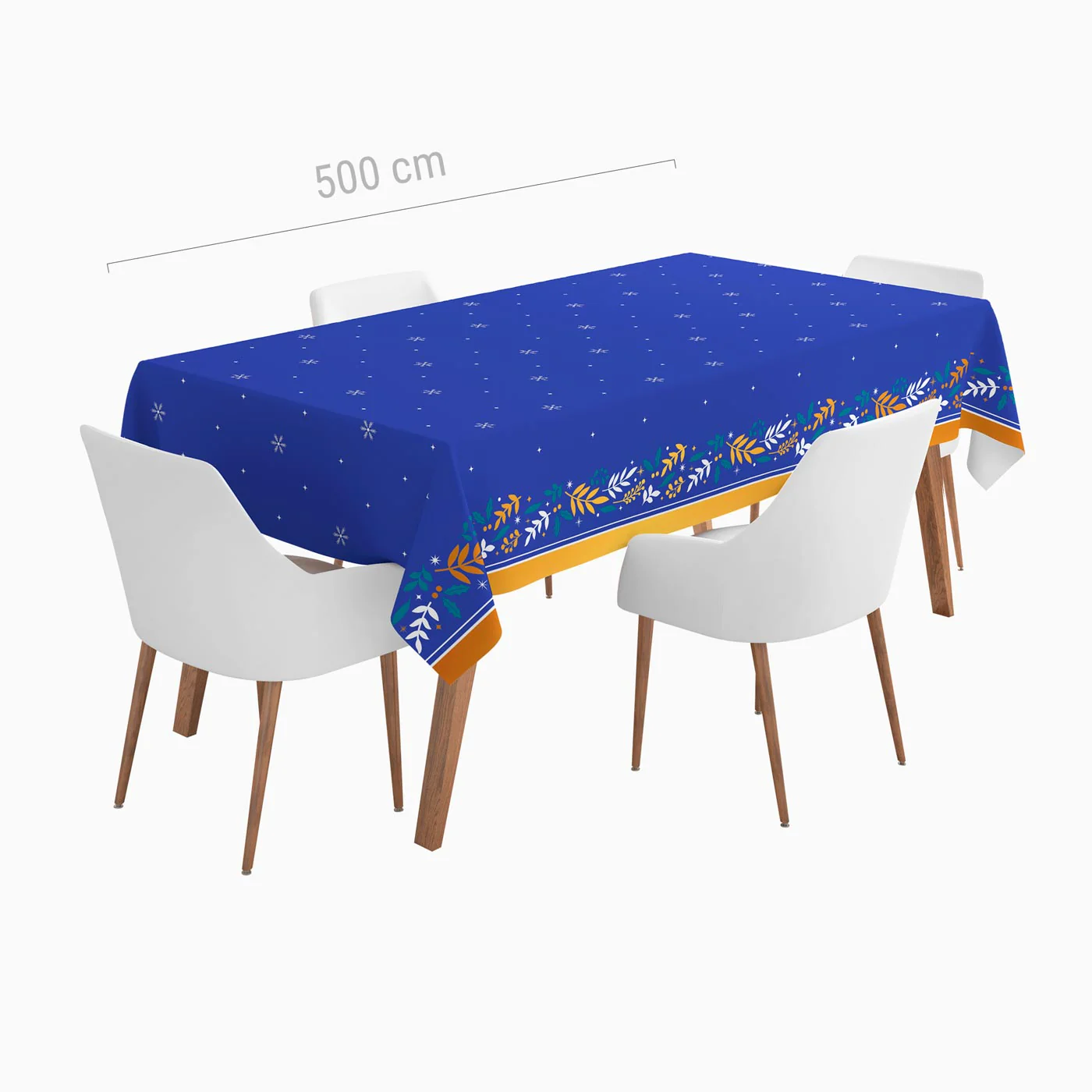 Rollo Mantel Papel Navidad 1.20 x 5 m Azul Noche - Image 3