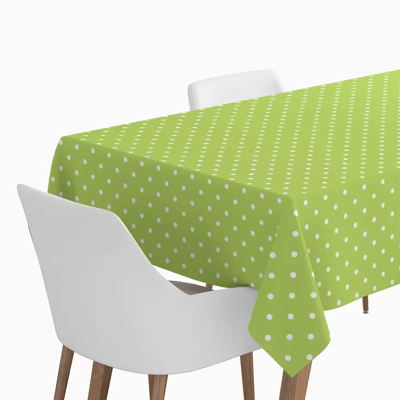 Rollo Mantel Papel Lunares 1.20 x 5 m Verde Lima