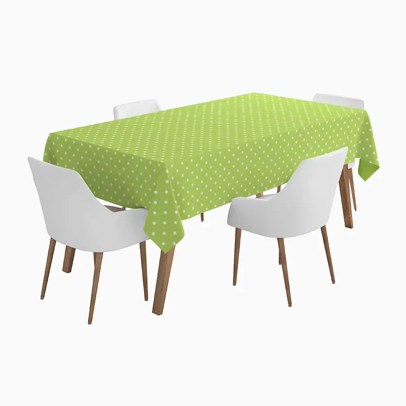 Rollo Mantel Papel Lunares 1.20 x 5 m Verde Lima - Image 2