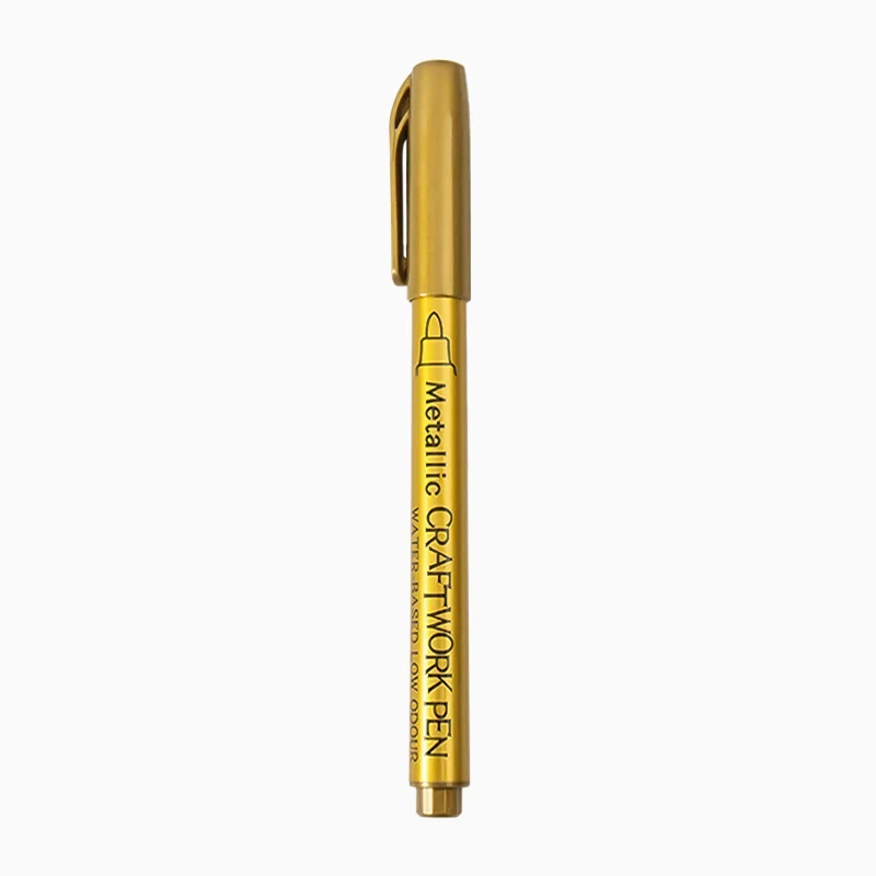 Rotulador Permanente Oro