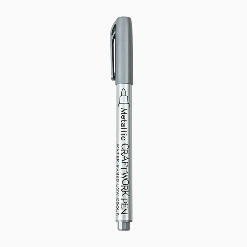 Rotulador Permanente Plata