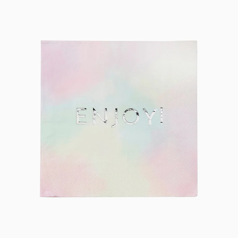 Servilletas Papel Acuarela "ENJOY"